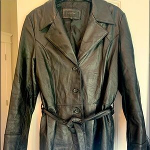 Colebrook leather jacket. size L. In Black.